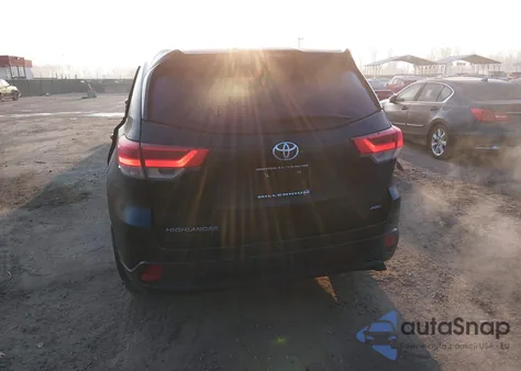 2018 Toyota Highlander Le from USA, damaged, VIN 5TDBZRFH1JS906155